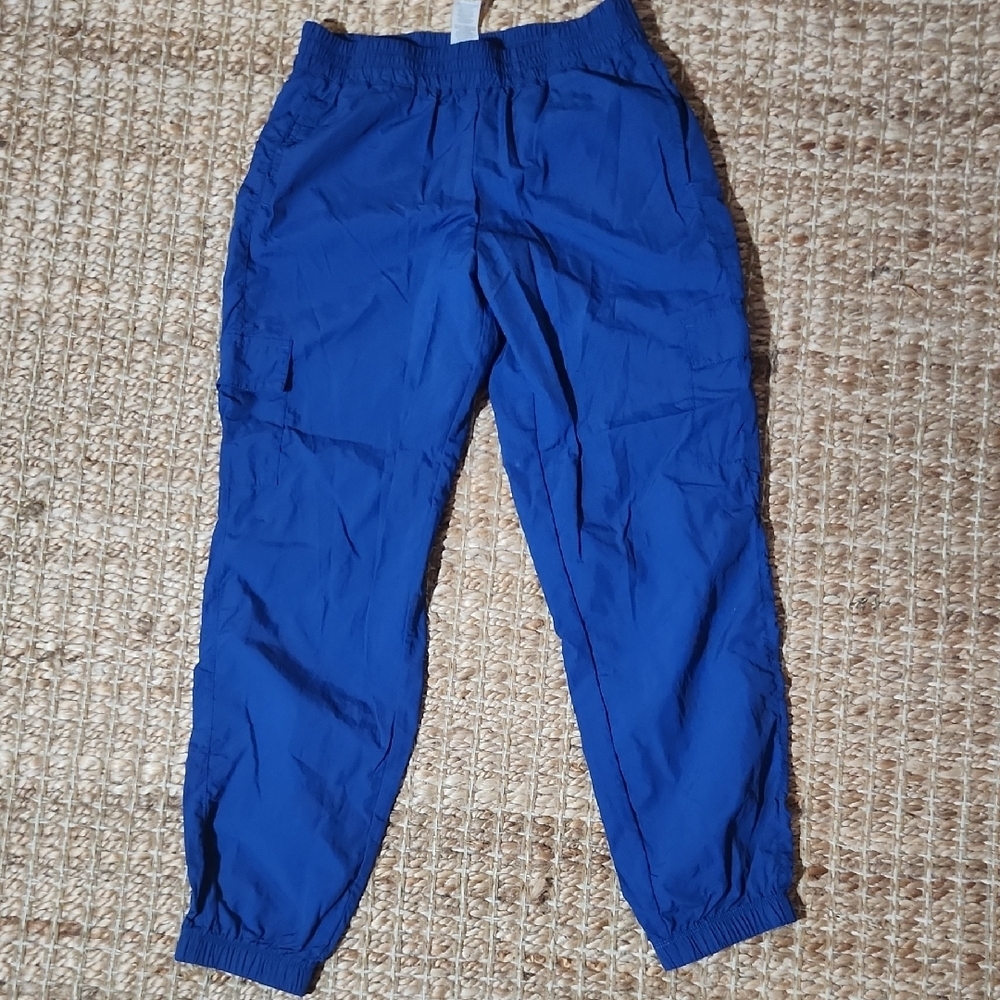 Reebok Kids Royal Blue Swishy Cargo Lighyweight Joggers